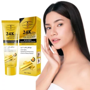 2336564 aichun beauty 24k pure gold peeling gel for face body 100 ml clear