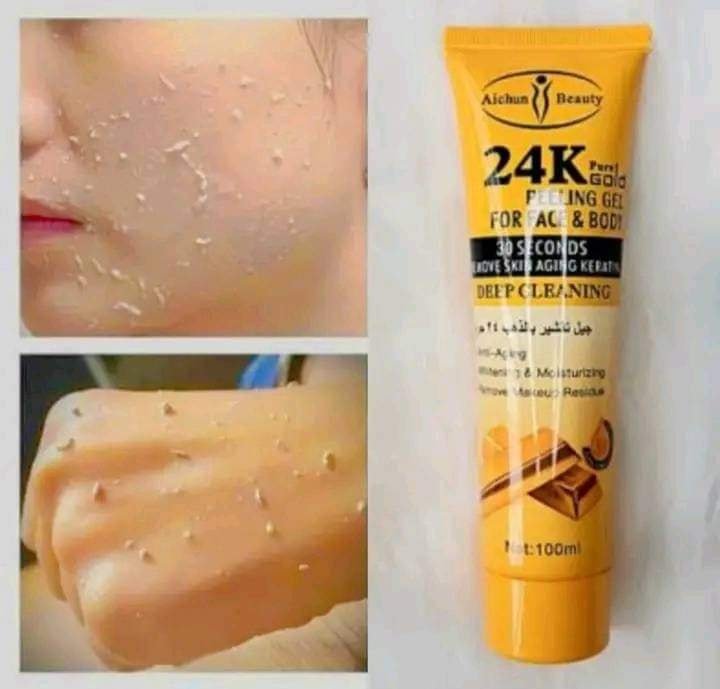2336565 aichun beauty 24k pure gold peeling gel for face body 100 ml clear 2336565 aichun beauty 24k pure gold peeling gel for face body 100 ml clear