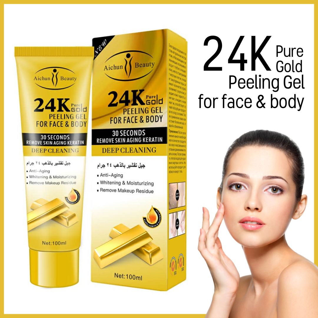 2336566 aichun beauty 24k pure gold peeling gel for face body 100 ml clear 2336566 aichun beauty 24k pure gold peeling gel for face body 100 ml clear